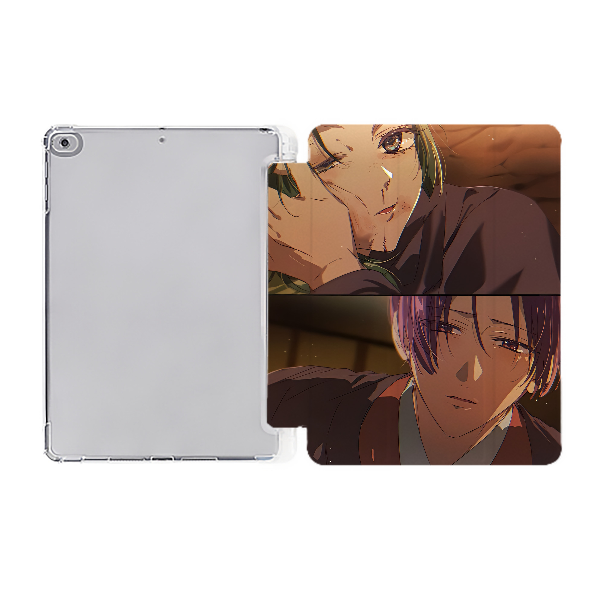 （画像用） 薬屋のひとりごと The Apothecary Diaries IPad ケース ペン収納付き 三つ折りスタンド PUレザー×シリコン 対応機種9.5/10.5/10.9インチ